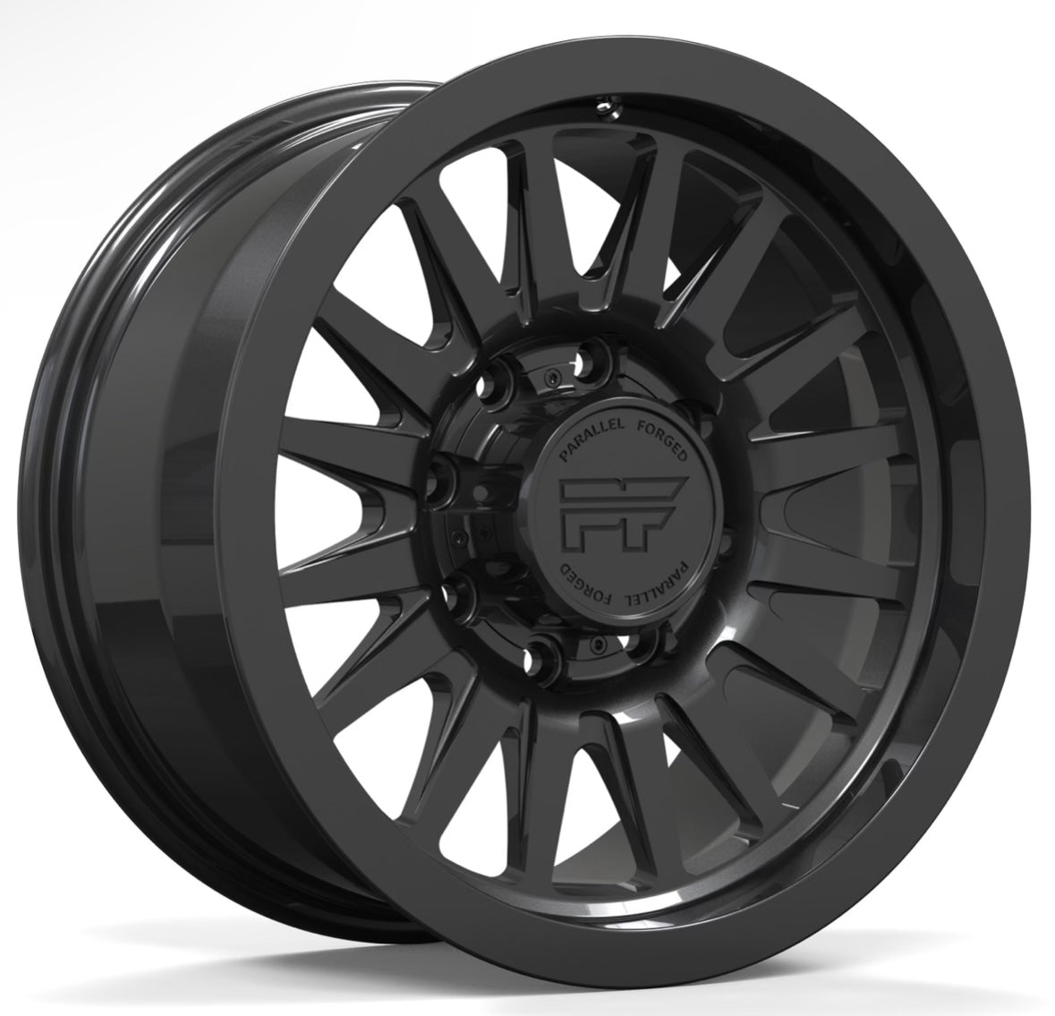 P40 Gloss black 8 lug 18"