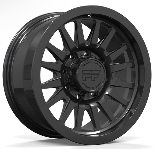 P40 Gloss black 8 lug 17"