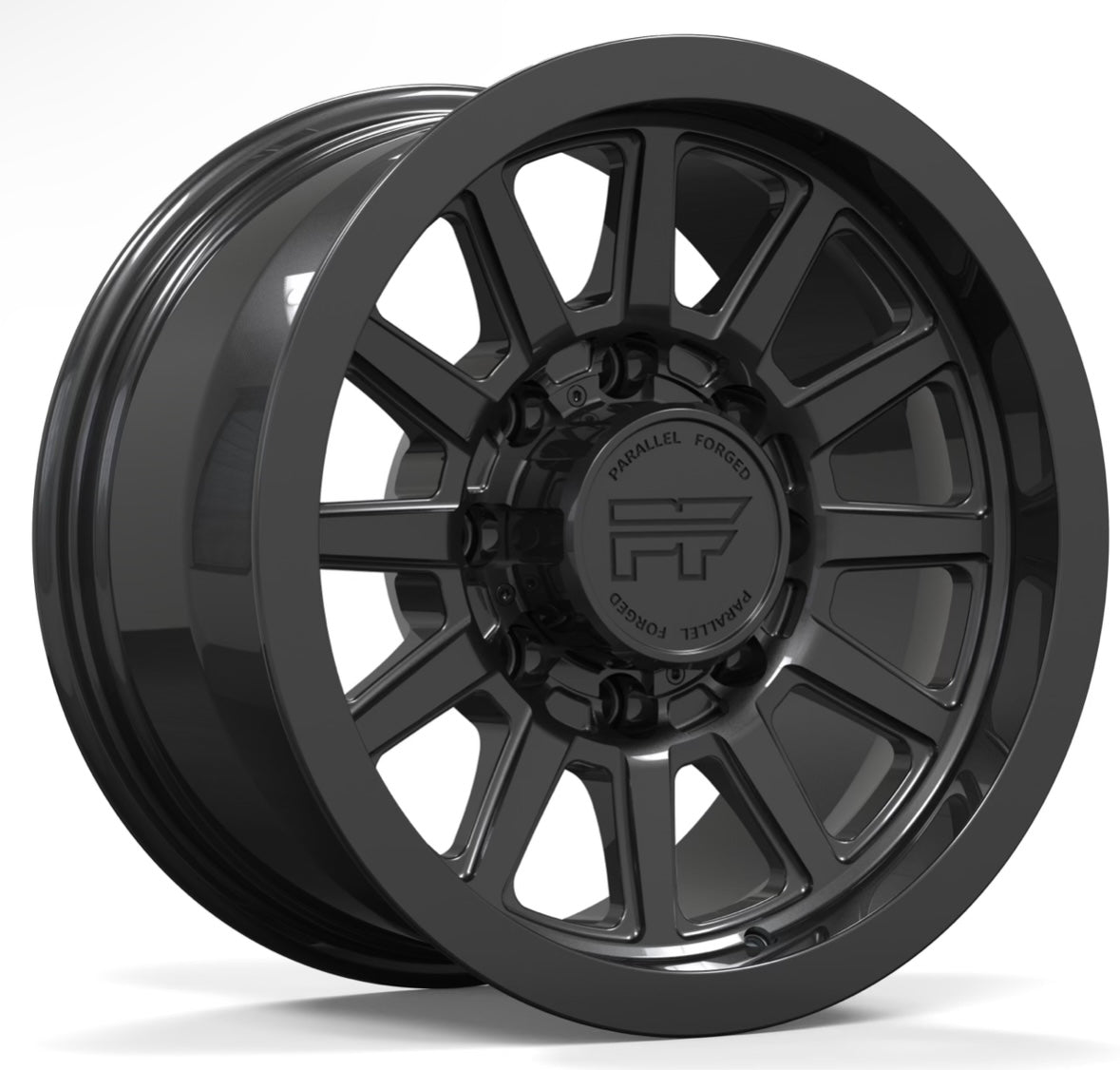 P51 Gloss black 8 lug 17"