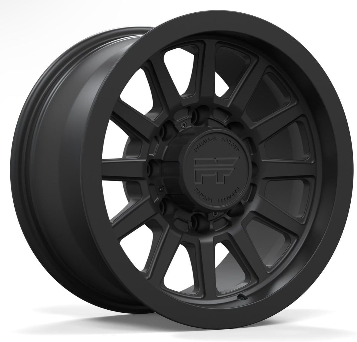 P51 Matte black 8 lug 18"