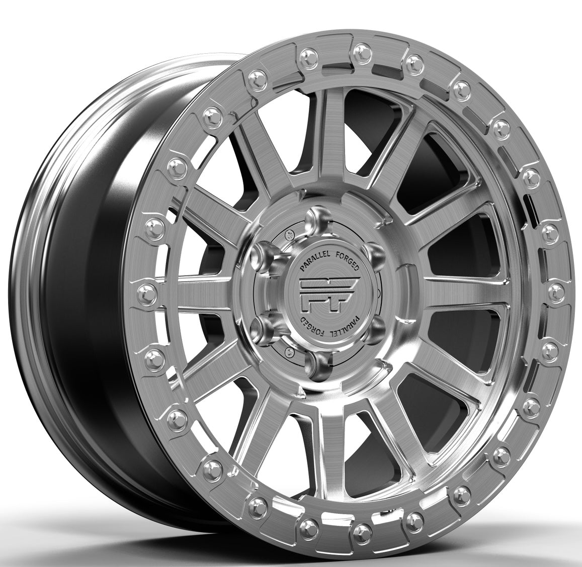 P51 Simulated Beadlock Polished 5/6 lug 18"